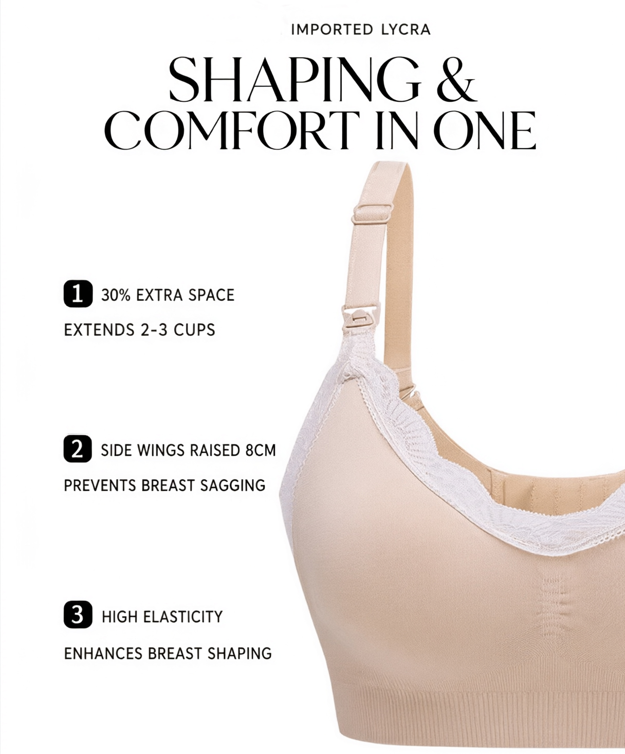 Lace Seamless Nursing Bra, Wir - огляд і ціна Nursing Bra Sleep