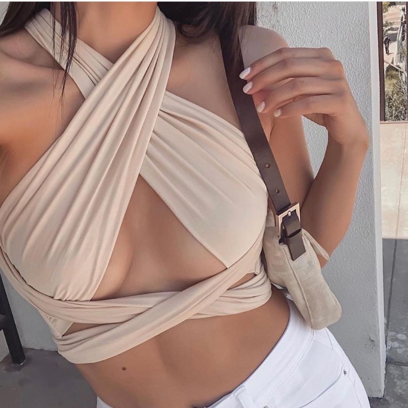 Spring New Women's T-shirt Wom - огляд і ціна Strapless Bra Backless