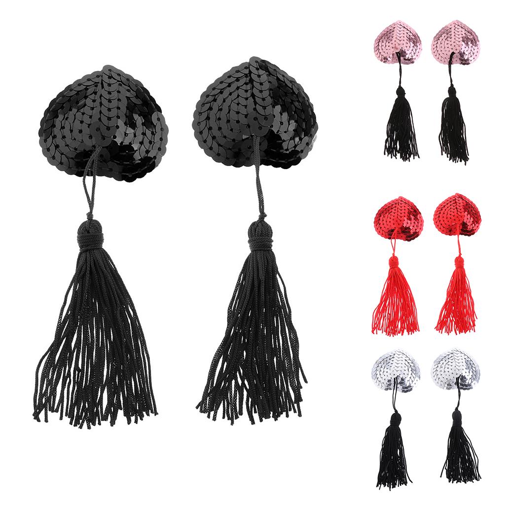 Heart Shaped Silicone Sequin N - огляд і ціна Nipple Cover Pasties