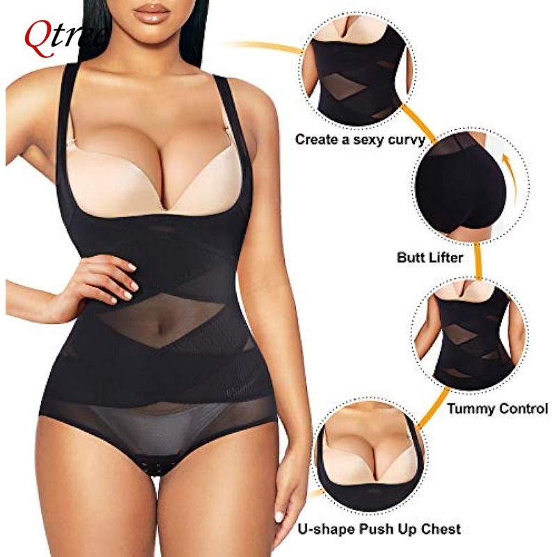 Qtree Fajas Reductoras Women B - огляд і ціна Shapewear Bodysuit Firm