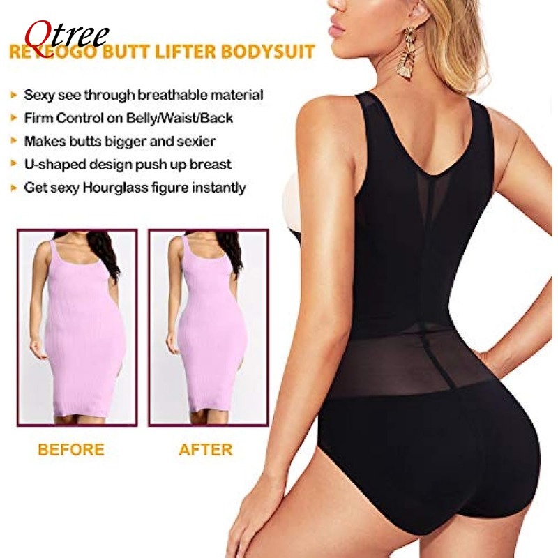 Qtree Fajas Reductoras Women B - огляд і ціна Shapewear Bodysuit Firm