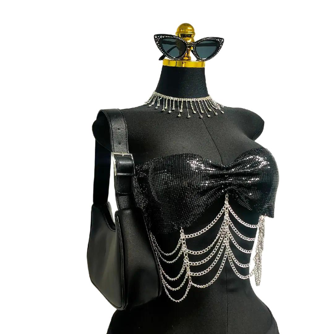 AKYZO Hot Selling Rhinestone S - огляд і ціна Strapless Bra Backless