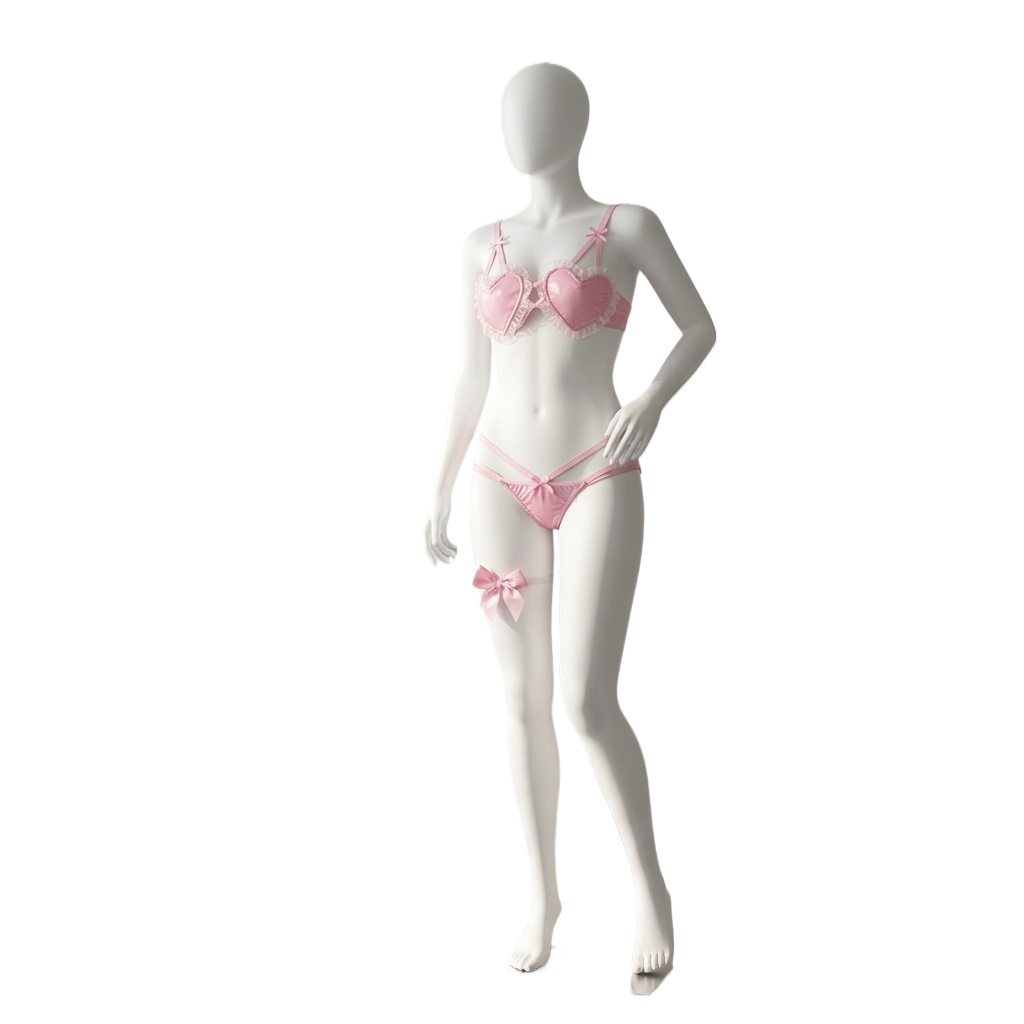 Women Pink Heart Lace Lingerie - огляд і ціна Thong Bikini Women
