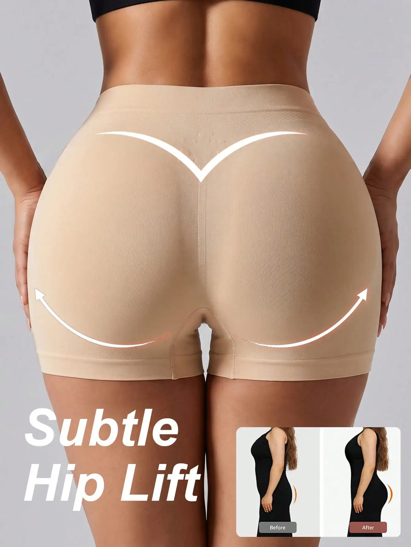 Women's Seamless Body Shaper P - огляд і ціна Boyshort Underwear