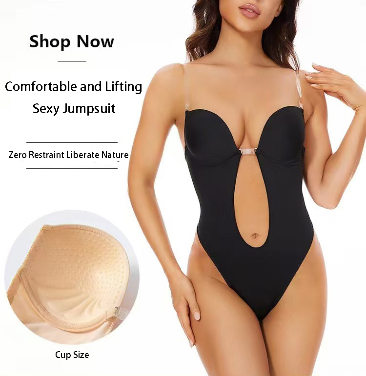 Anti Slip Glue Backless Body S - огляд і ціна Shapewear Bodysuit Firm